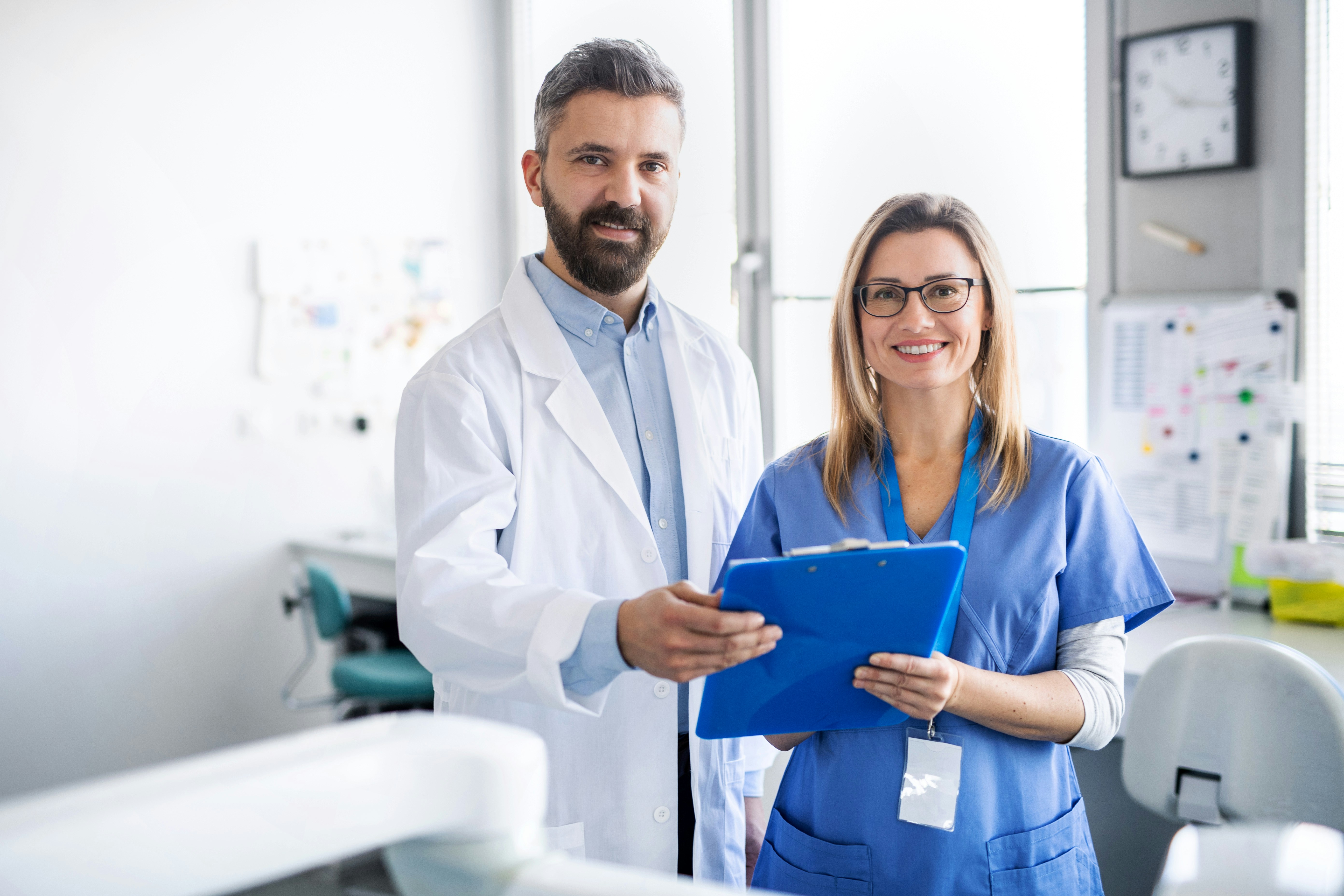 confident clinician portrait